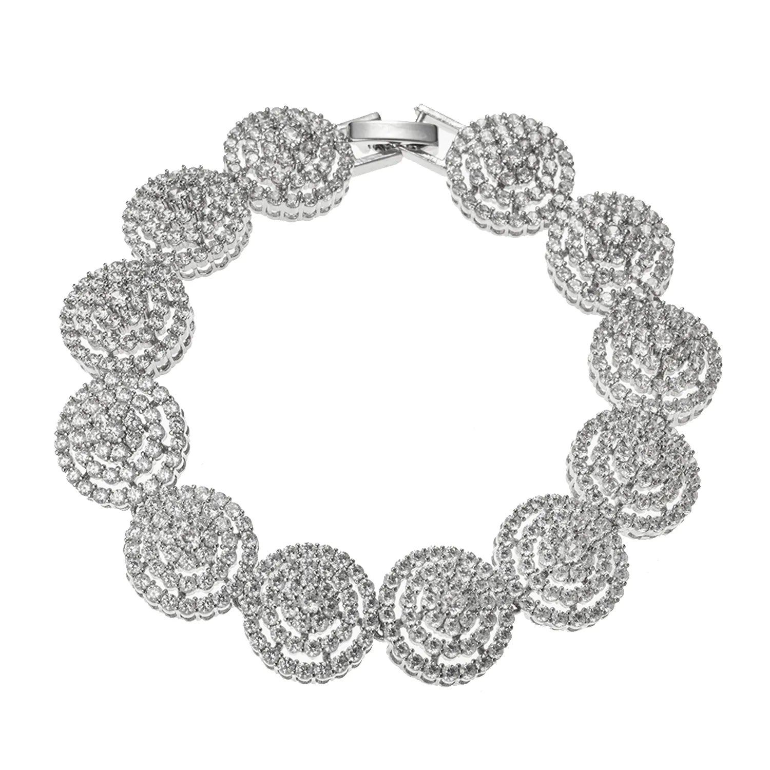 Sparkling Ajatine 3A Cubic Zirconia Brass Tennis Bracelet for women
