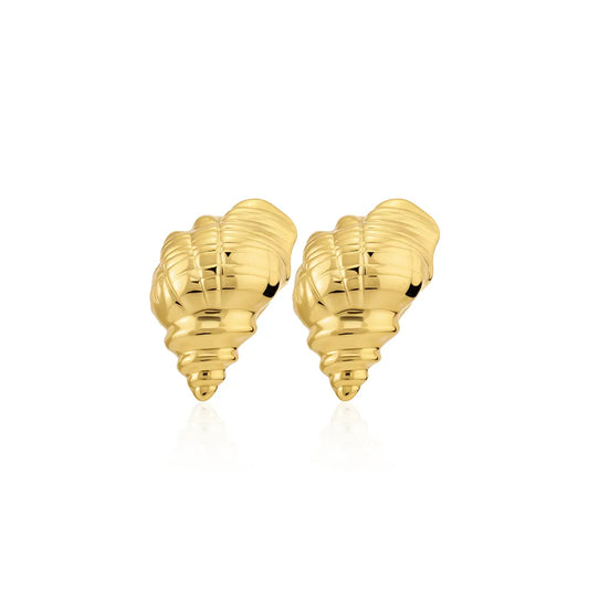 Conch Stud Earrings for Women | Boho Beach Jewelry | Ajatine