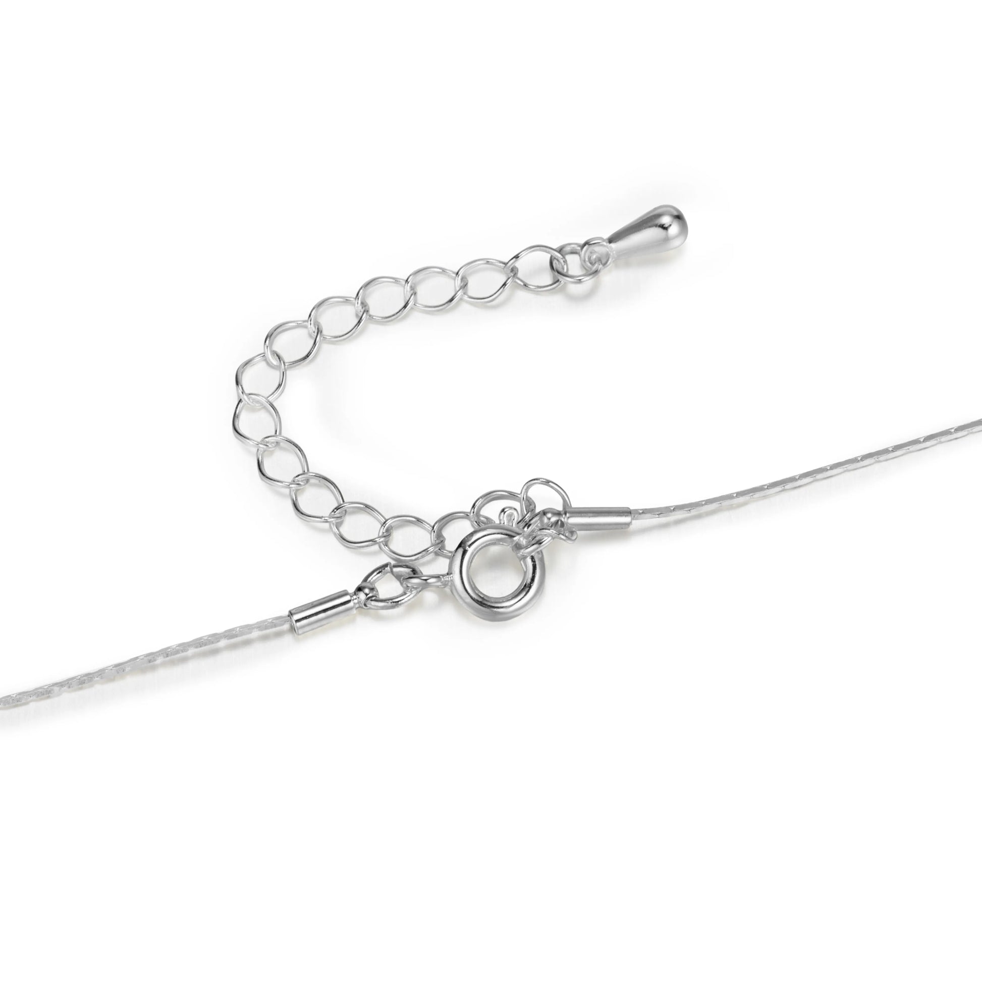 Ajatine silver chain pearl necklace, elegant pearl jewelry
