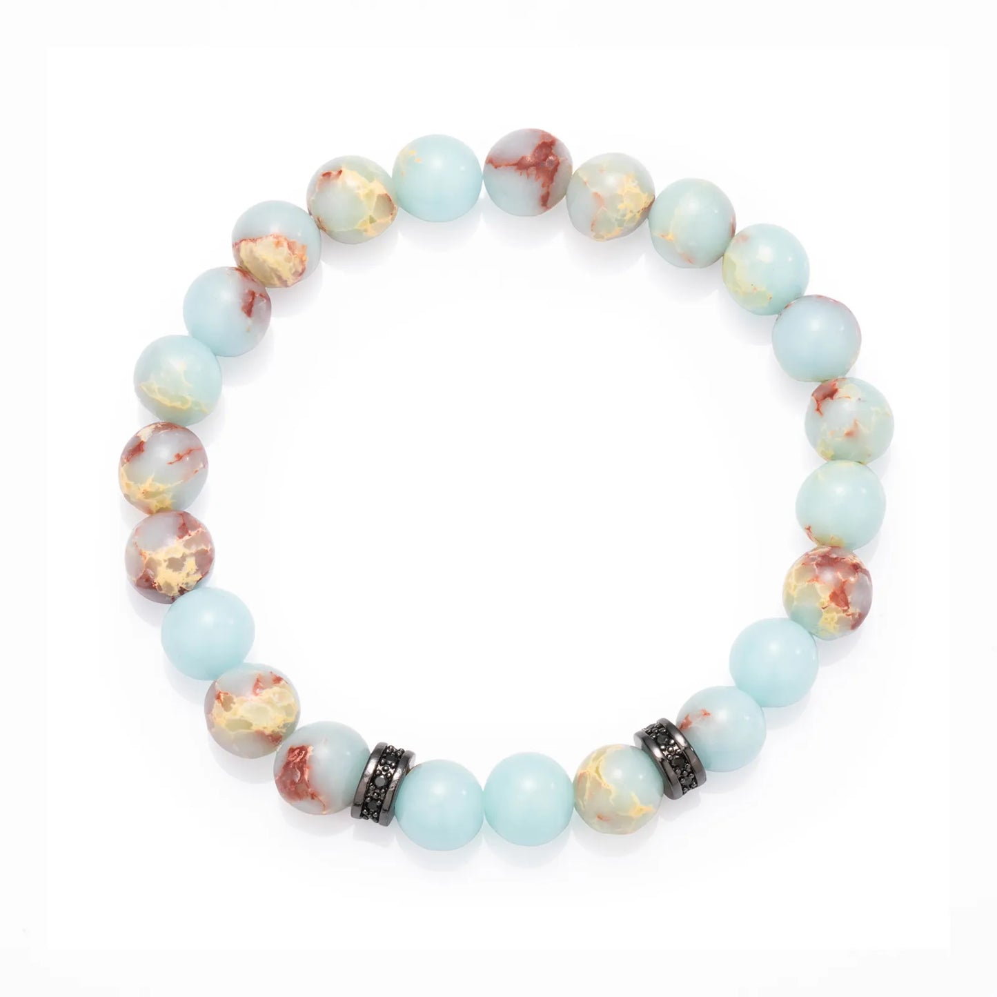 Ajatine Natural Stone Bracelet, Beaded Design for Daily Wear & Gifting