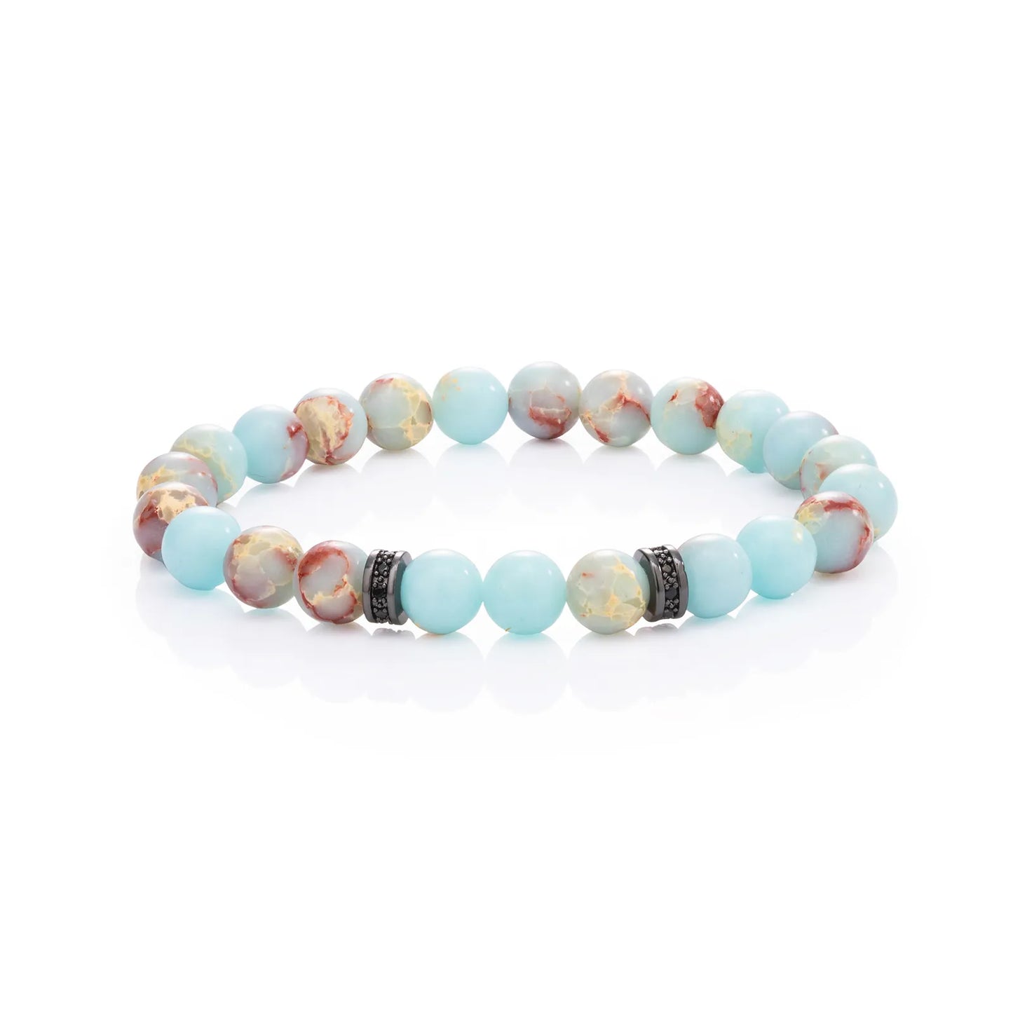 Ajatine Natural Stone Bracelet, Beaded Design for Daily Wear & Gifting