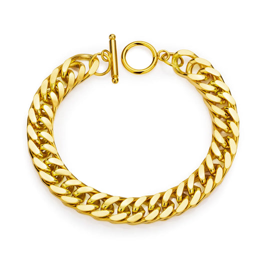 Cuban Link Bracelet for Men | Chunky Vintage Link Jewelry | Ajatine