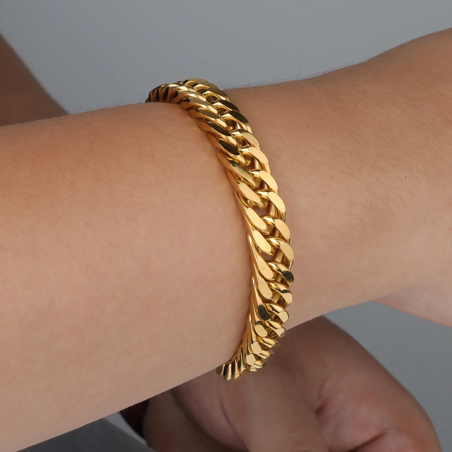 Cuban Link Bracelet for Men | Chunky Vintage Link Jewelry | Ajatine