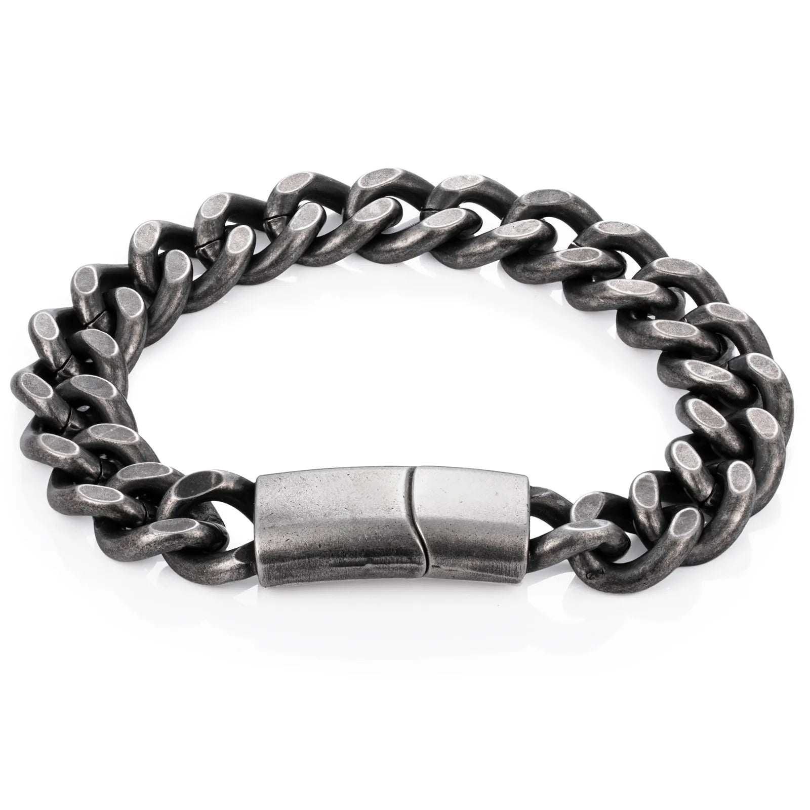 Ajatine Men's Vintage Curb Chain Bracelet, Vintage Designs