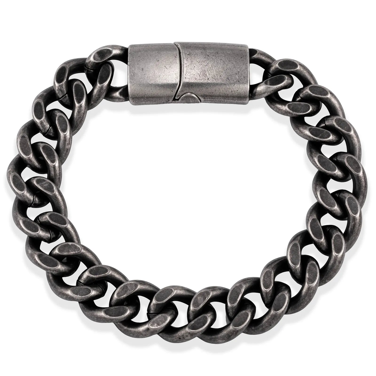 Ajatine Men's Vintage Curb Chain Bracelet, Vintage Designs