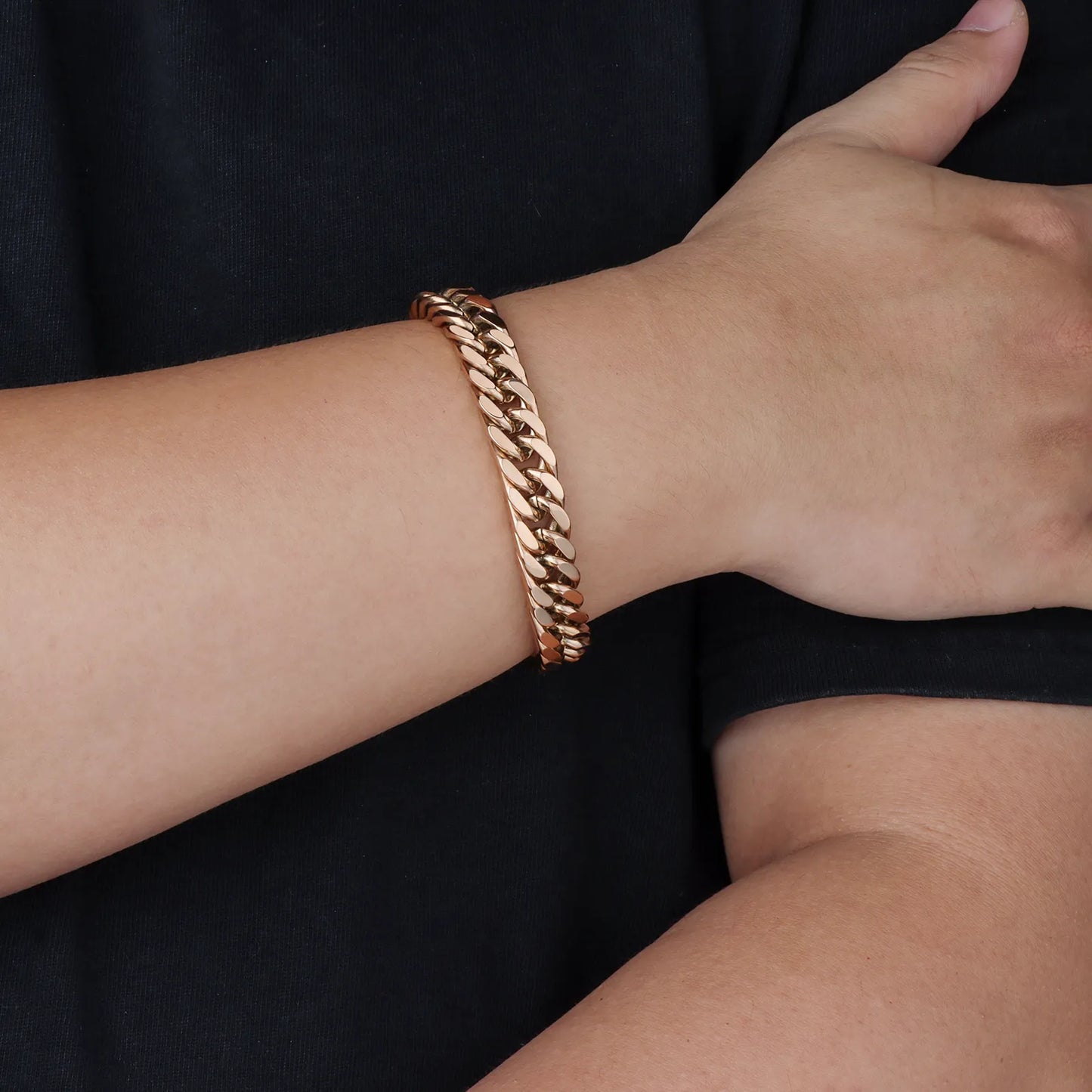 Cuban Link Bracelet for Men | Chunky Vintage Link Jewelry | Ajatine