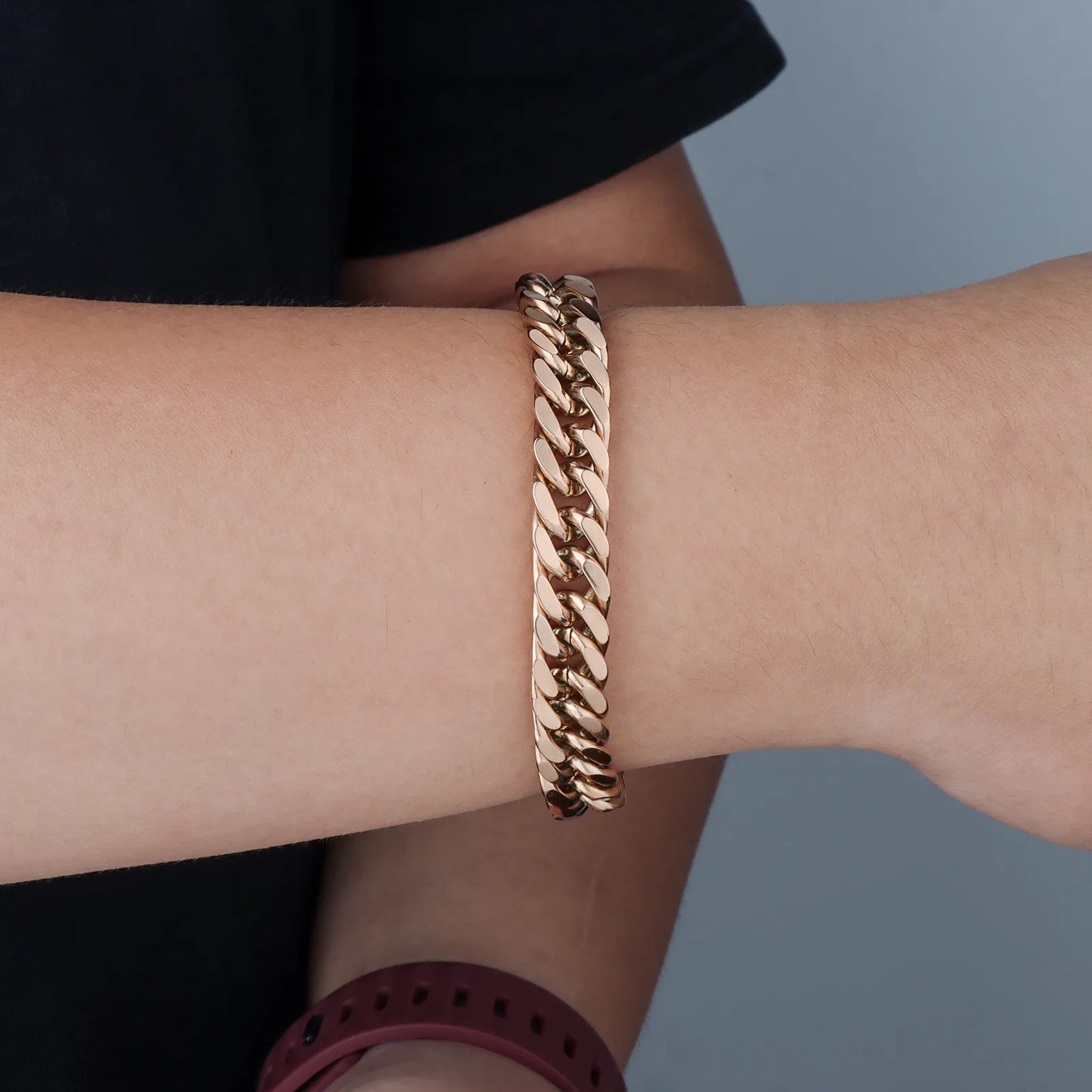 Cuban Link Bracelet for Men | Chunky Vintage Link Jewelry | Ajatine