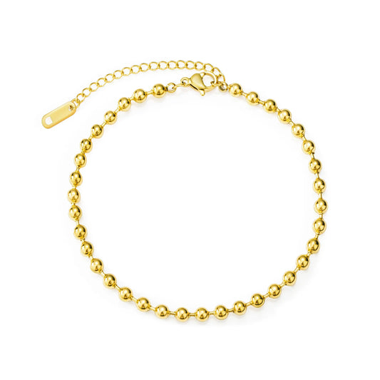 Elegant gold beaded bracelet, perfect for daily and gifting use.