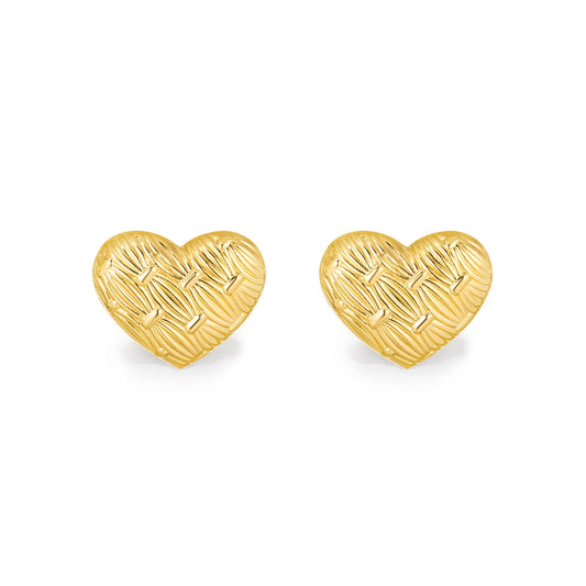 Heart Stud Earrings
