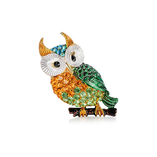Owl Brooch Pin Antique Jewelry for Women
