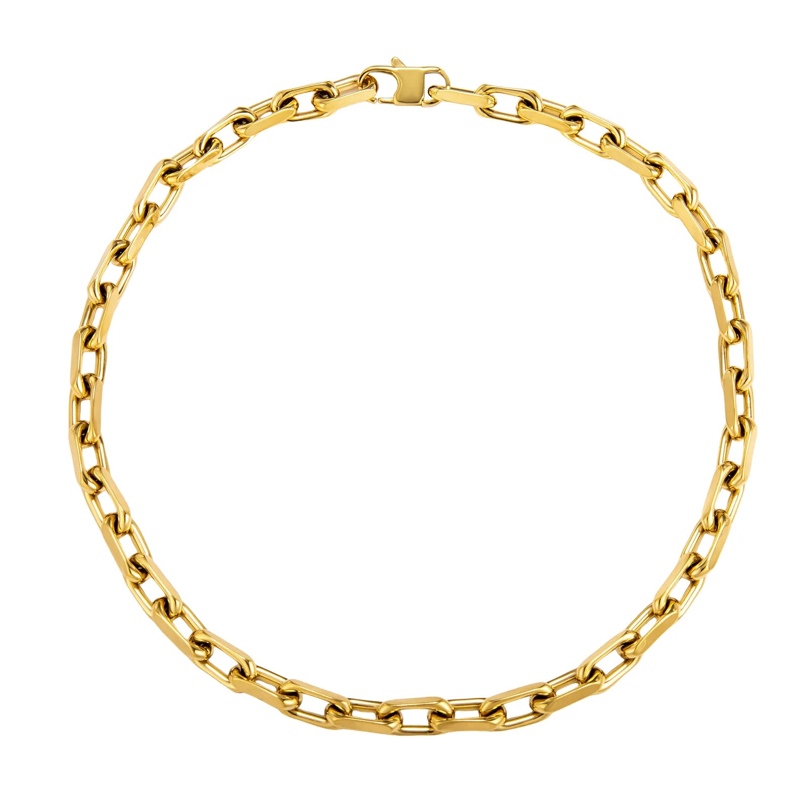 Ajatine Gold Chain Necklace - Silver - toned, minimalist design for daily and party wear