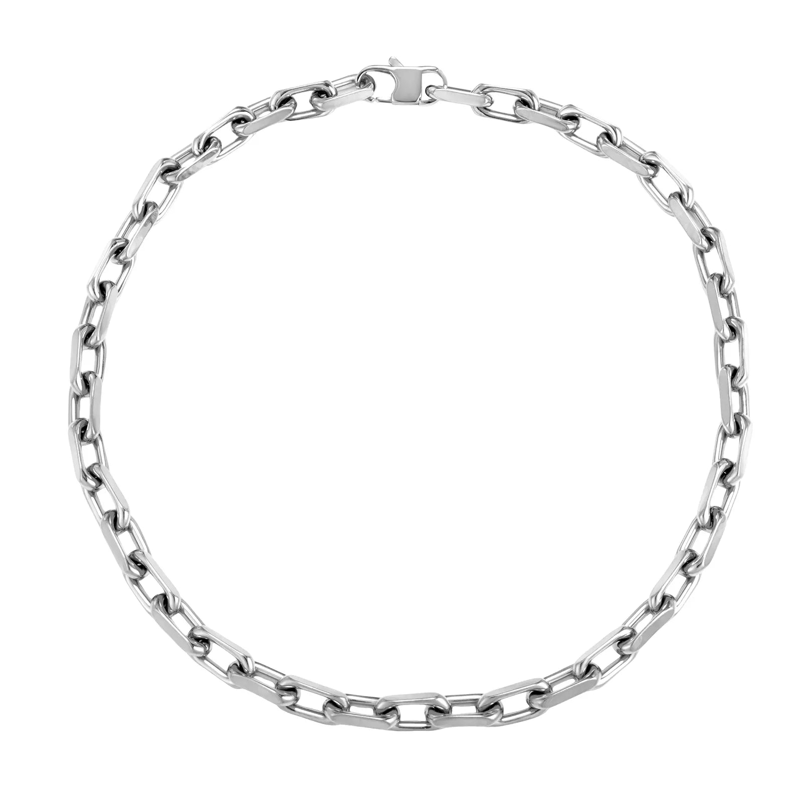 Ajatine Silver Chain Necklace - Silver - toned, minimalist design for daily and party wear