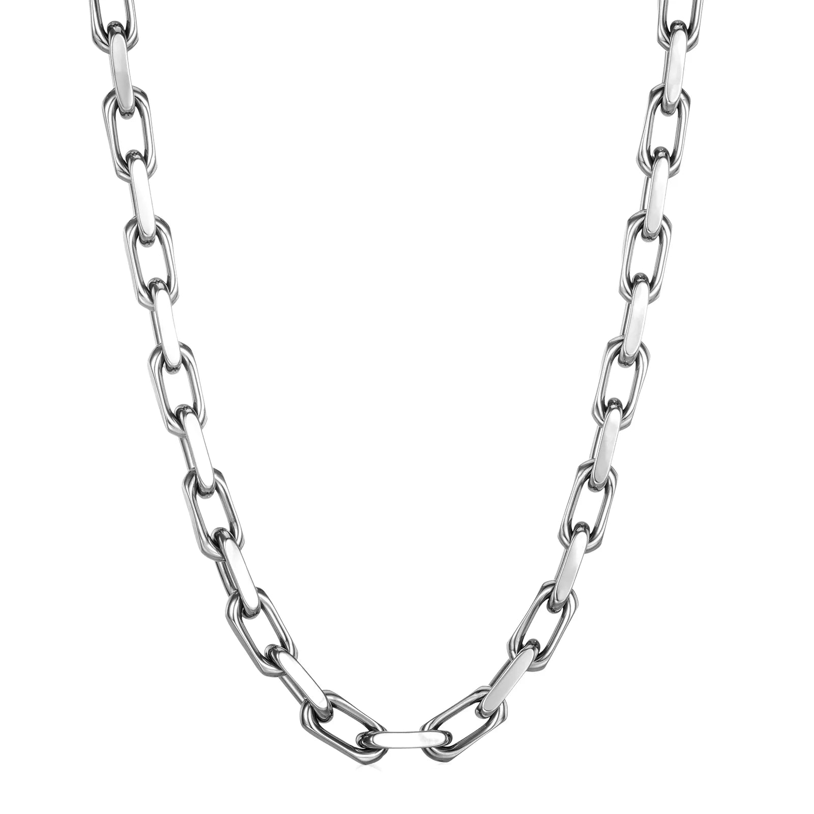 Ajatine Silver Chain Necklace - Silver - toned, minimalist design for daily and party wear