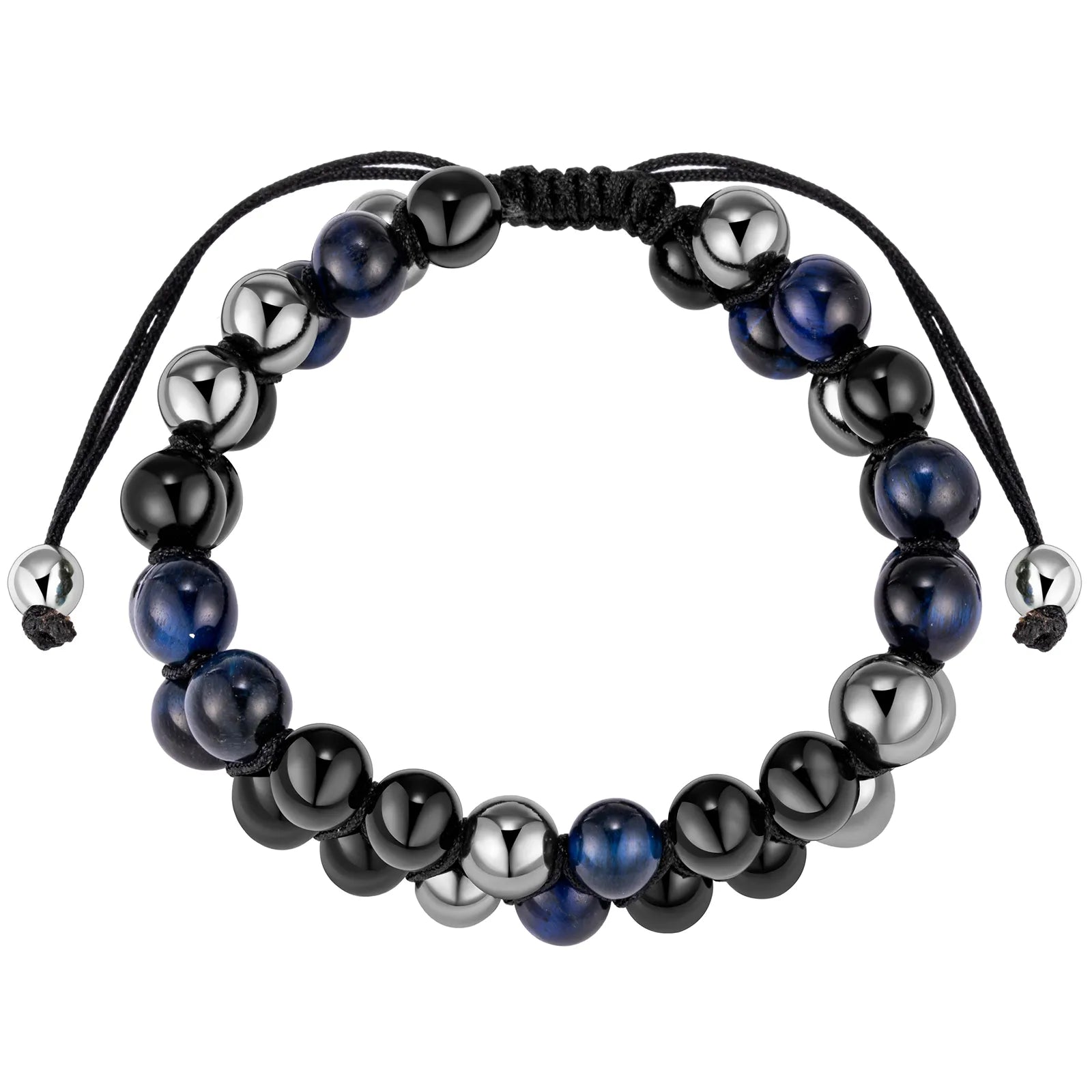 Ajatine double layer beaded bracelet, adjustable design