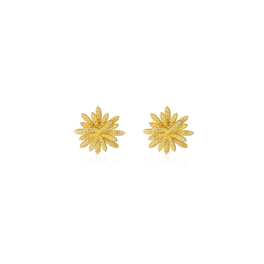 Wheat Earrings - Vintage Gold Tone Design for Women | Ajatine